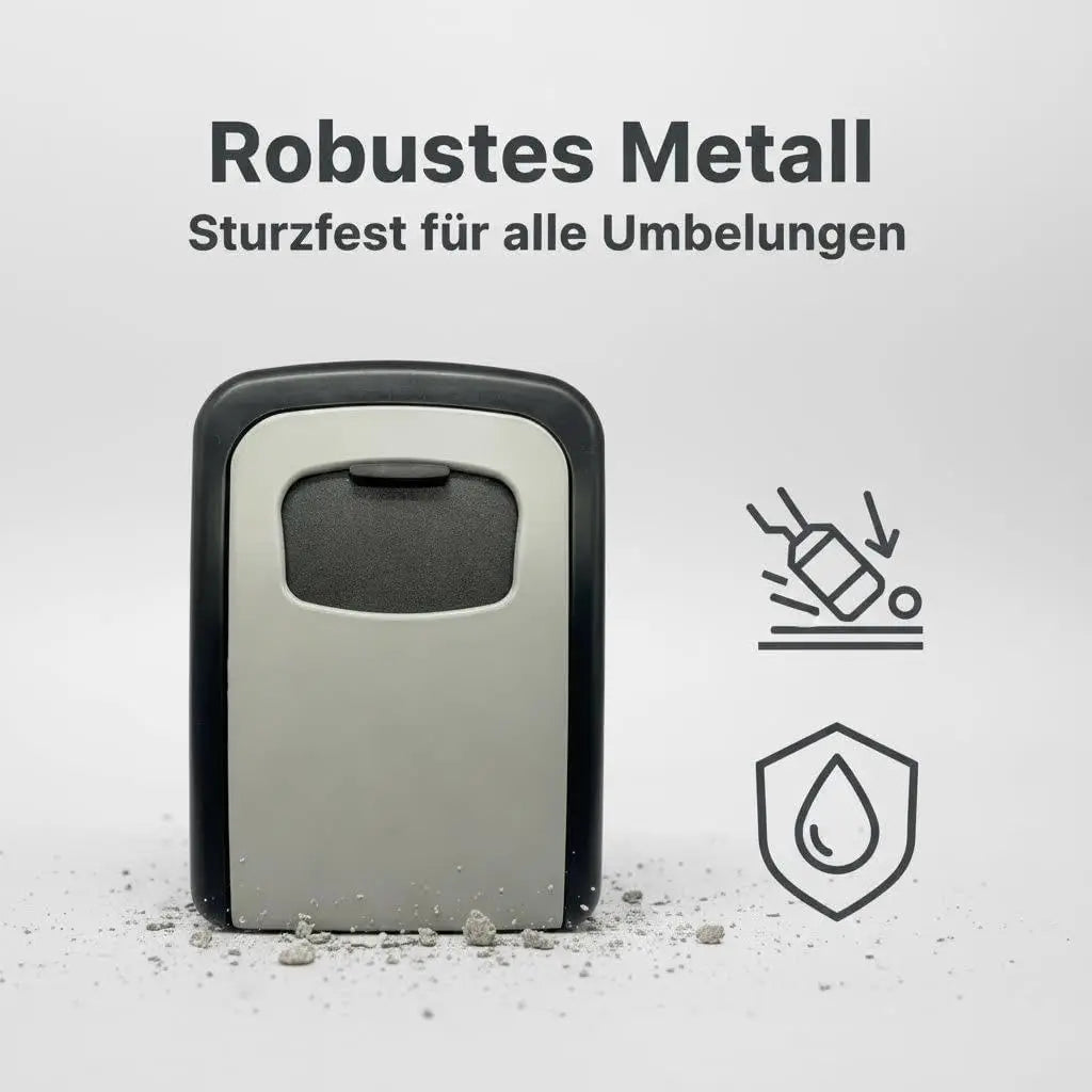 Schlüsselsafe mit 4-stelligem Zahlencode