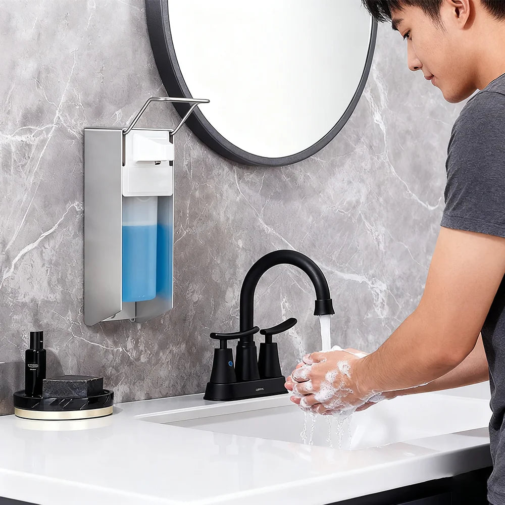 Wand-Seifenspender mit Ellenbogenhebel 500 ml