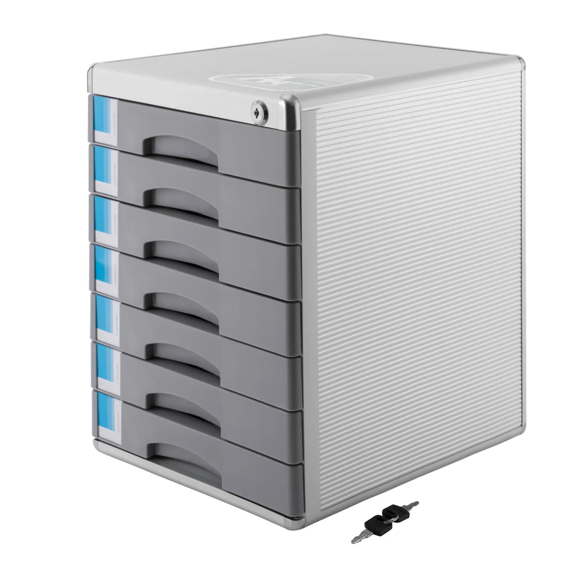 Schubladenbox abschließbar mit 7 Schubladen