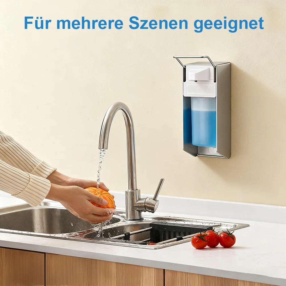 Wand-Seifenspender mit Ellenbogenhebel 500 ml
