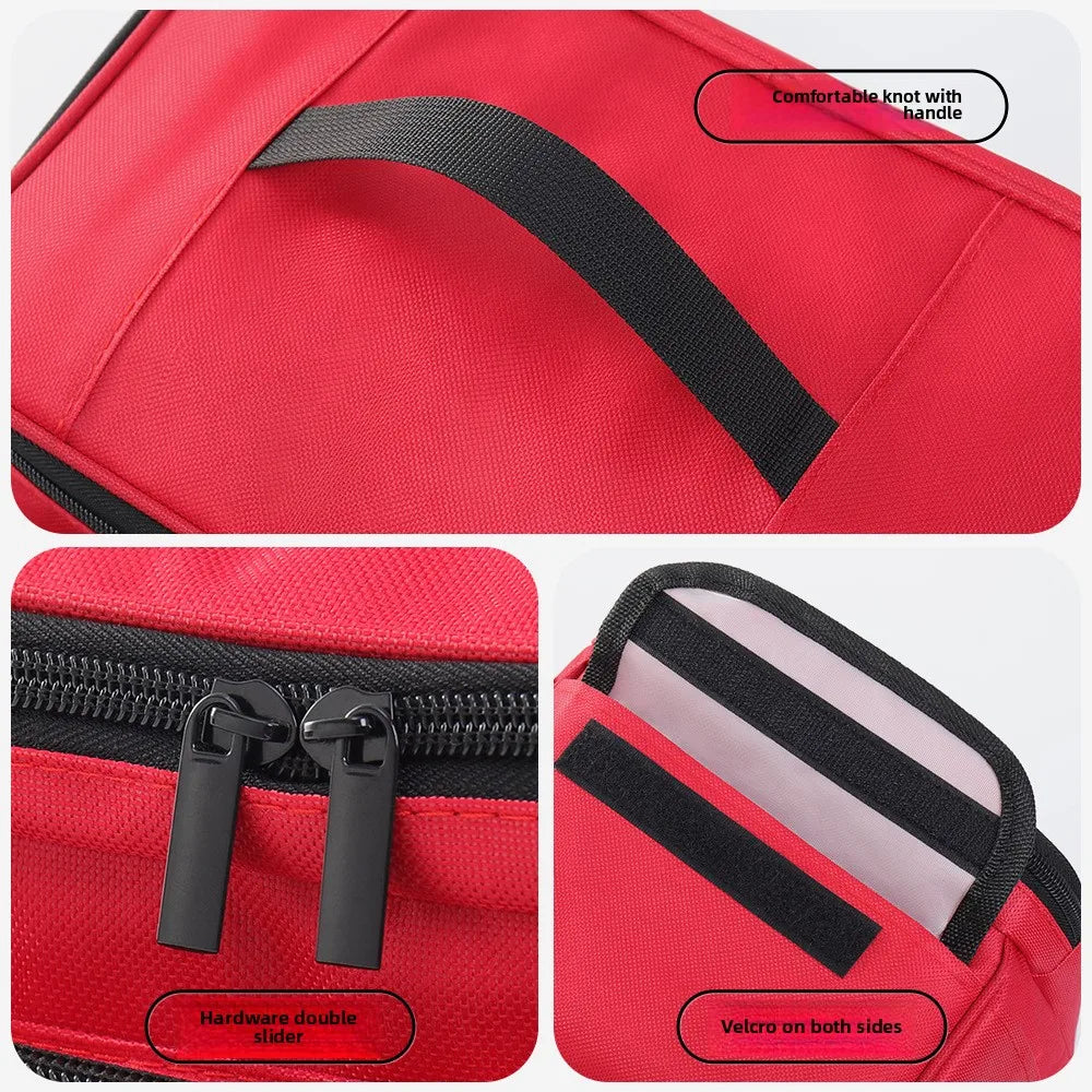 Erste-Hilfe-Tasche mit vielen Fächern