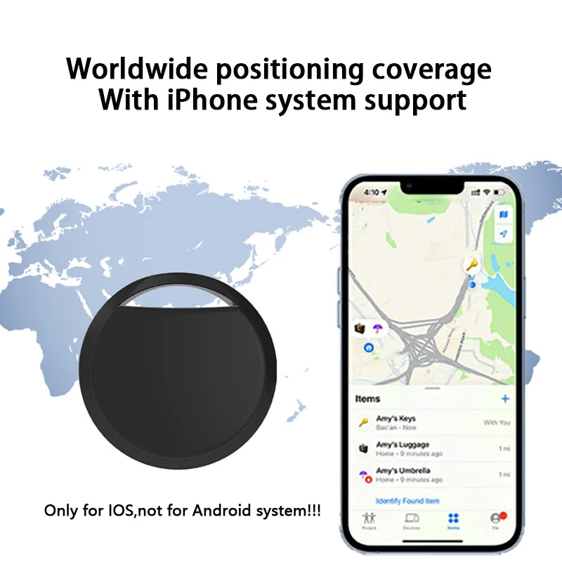 Bluetooth-Schlüsselfinder 4er-Set Schwarz-Weiß