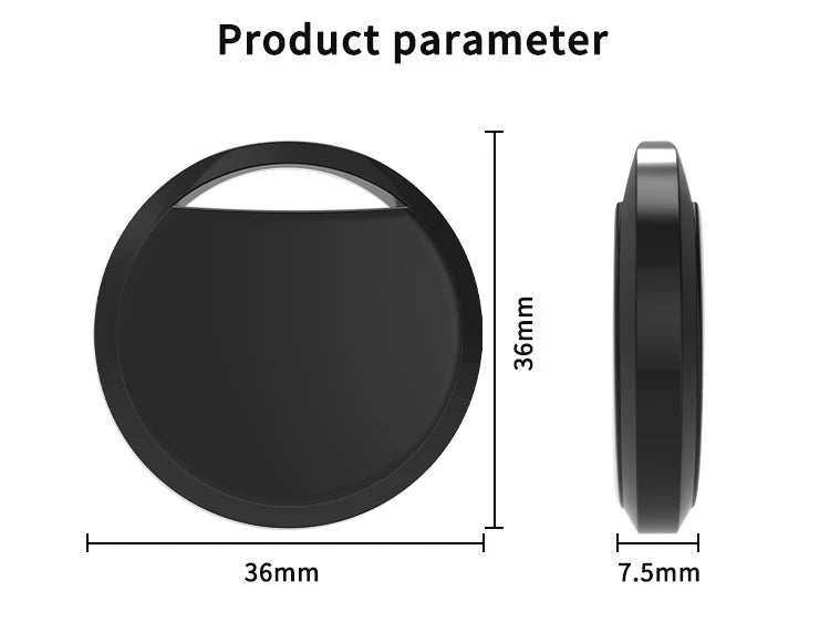 Bluetooth-Schlüsselfinder 4er-Set Schwarz-Weiß