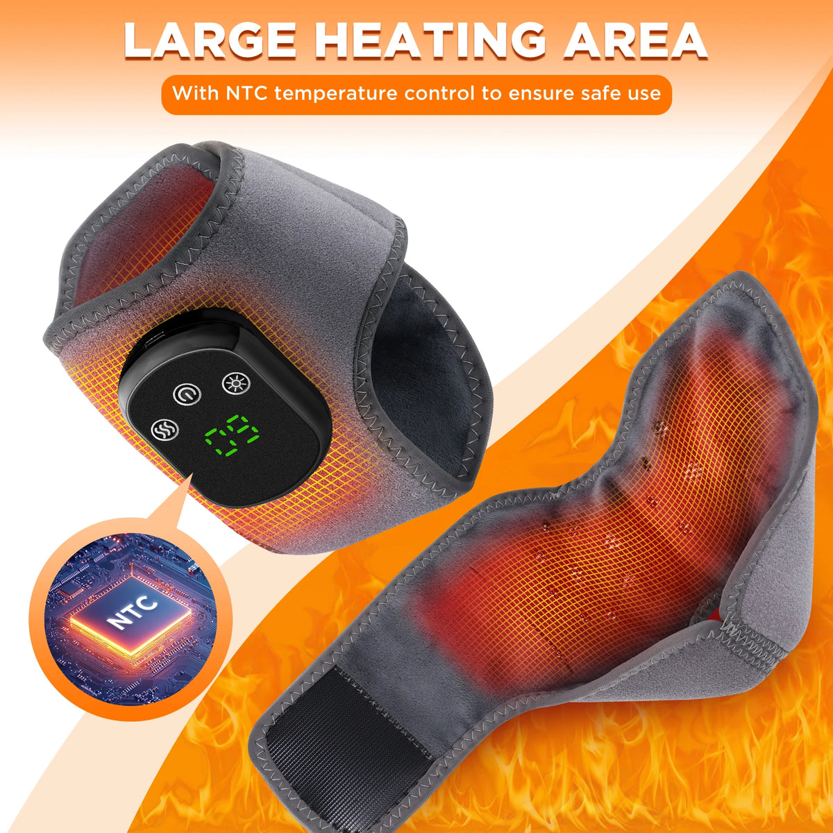 Beheizte Knöchelbandage mit Vibration