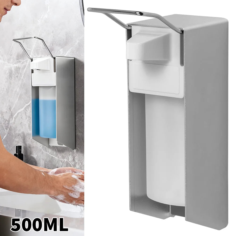 Wand-Seifenspender mit Ellenbogenhebel 500 ml