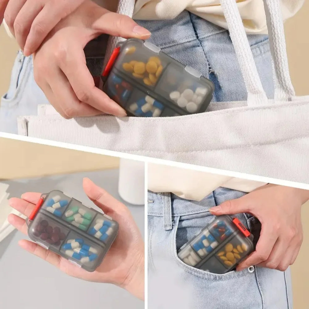 Tablettenbox mit 10 Fächern