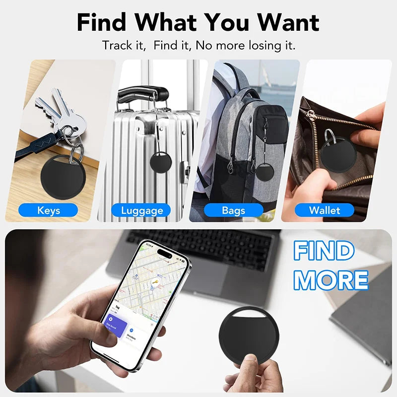 Bluetooth-Schlüsselfinder 4er-Set Schwarz-Weiß
