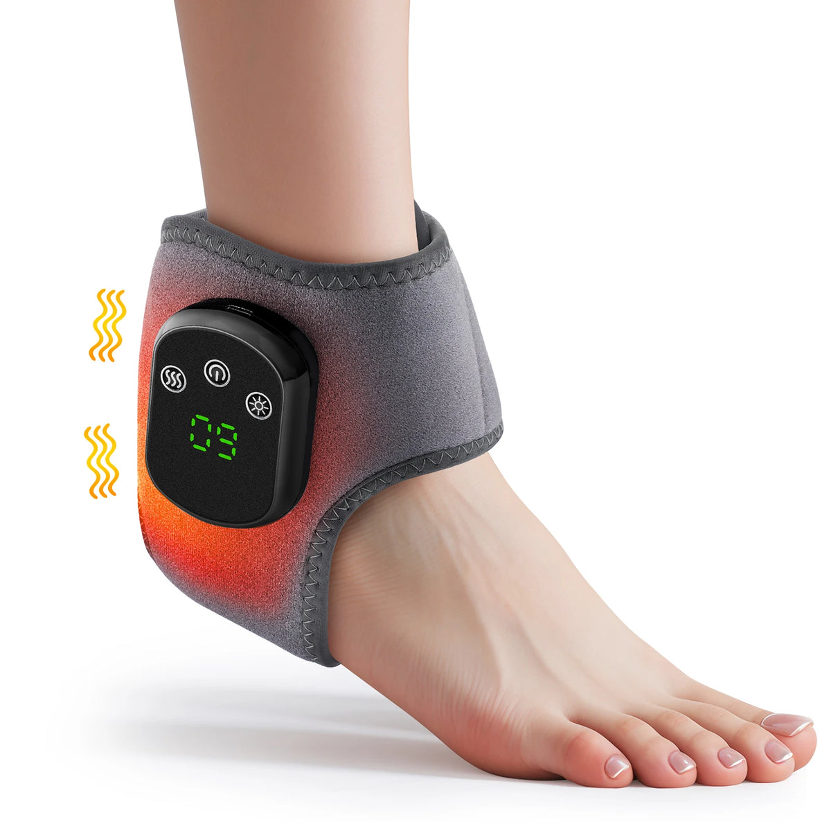 Beheizte Knöchelbandage mit Vibration