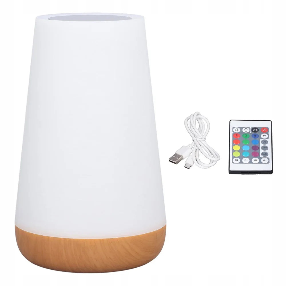 LED-Nachttischlampe mit Touch und Fernbedienung