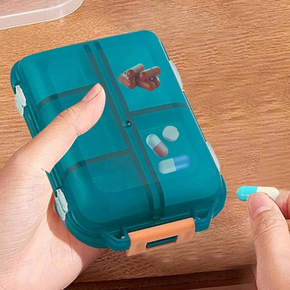 Tablettenbox mit 10 Fächern