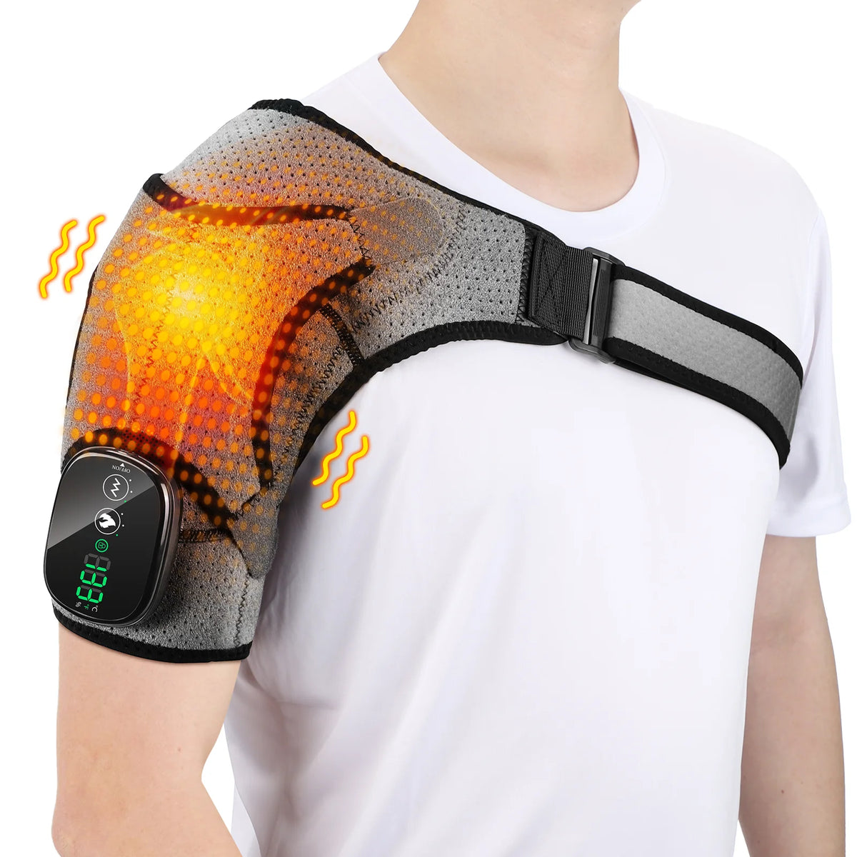 Beheizte Schulterbandage mit Vibration